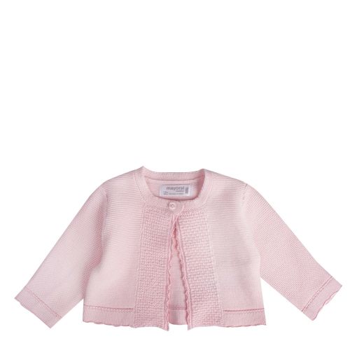 Baby Rose Basic Knitted Cardigan 58184 by Mayoral from Hurleys