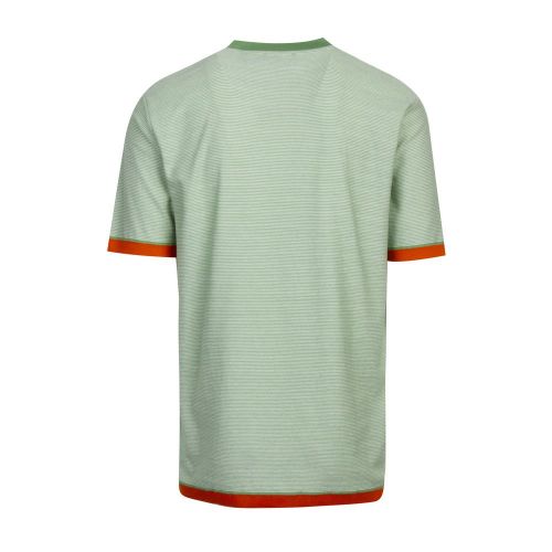 Mens Pale Green Camoff Striped Ribstart S/s T Shirt 88409 by Ted Baker from Hurleys