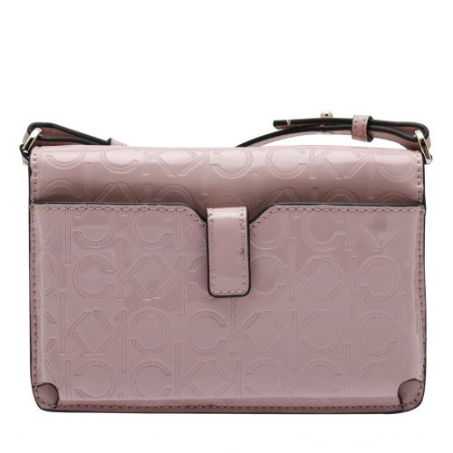 Womens Silver Pink Must Embossed Phone Crossbody Bag 76913 by Calvin Klein from Hurleys
