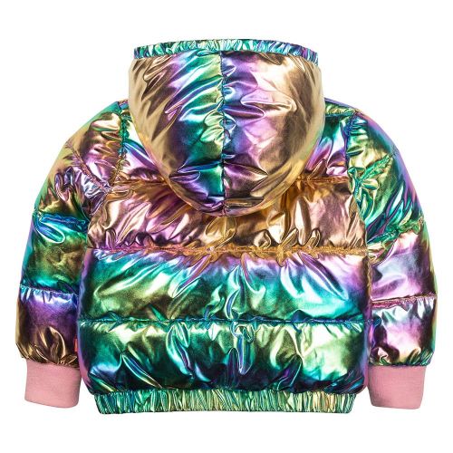 Girls Multicoloured Iridescent Padded Jacket 96006 by Billieblush from Hurleys