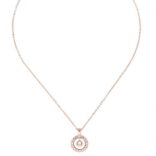 Womens Rose Gold & Clear Cadhaa Concentric Crystal Pendant 68749 by Ted Baker from Hurleys