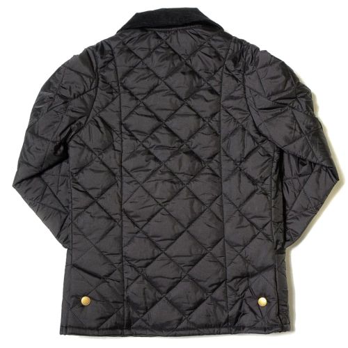 Boys Black Heritage Liddesdale Quilted Jacket 63868 by Barbour from Hurleys