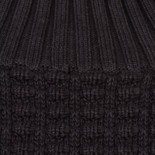 Black Mozart Popcorn High Neck Knitted Jumper 60361 by French Connection from Hurleys