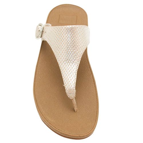 Fit Flop Womens Silver Snake The Skinny Sandals 8415 by FitFlop from Hurleys
