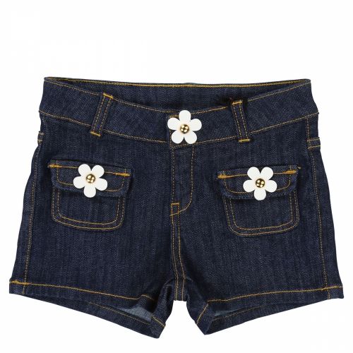 Girls Blue Daisy Denim Shorts 36543 by Marc Jacobs from Hurleys