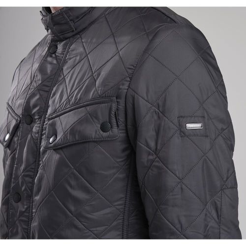 Mens Charcoal Ariel Polarquilt Jacket 64676 by Barbour International from Hurleys