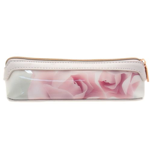 Womens Nude Pink Kelssa Porcelain Rose Pencil Case 63125 by Ted Baker from Hurleys