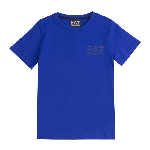 Boys Royal Blue Training Logo S/s T Shirt 48176 by EA7 from Hurleys