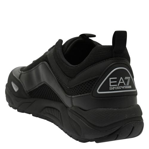 Mens Triple Black New Racer Trainers 57477 by EA7 from Hurleys