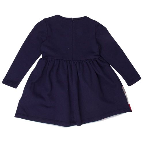 Girls Navy Embroidered Houses Dress 12869 by Mayoral from Hurleys