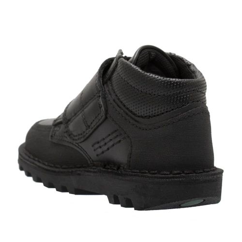 Infant Black Kick Mid Scuff Shoes (5-12) 92160 by Kickers from Hurleys