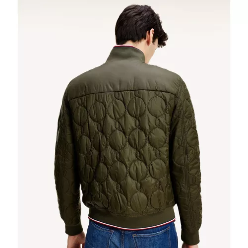Tommy Hilfiger Mens Camo Green Reversible Quilted Jacket 75753 by Tommy Hilfiger from Hurleys