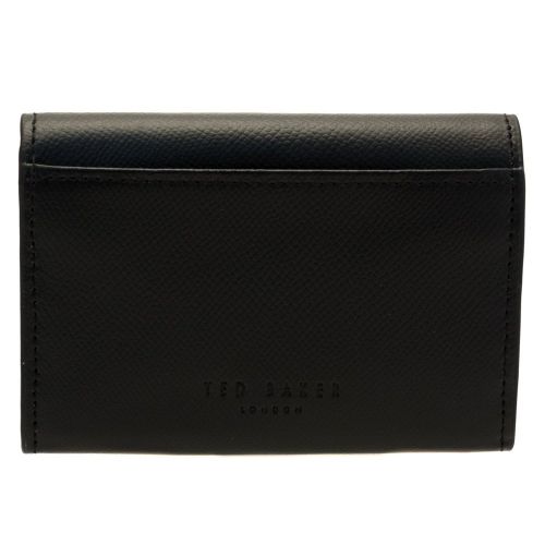 Womens Black Marged Metal Bar Crosshatch Coin Purse 63261 by Ted Baker from Hurleys