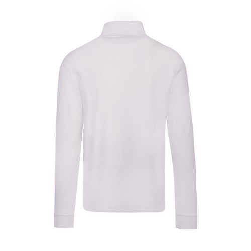 Mens White Derollo Roll Neck L/s T Shirt 92604 by HUGO from Hurleys