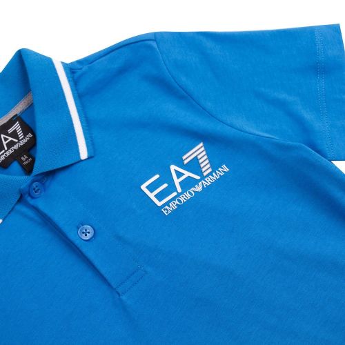 Boys Blue Core ID S/s Polo Shirt 84128 by EA7 from Hurleys