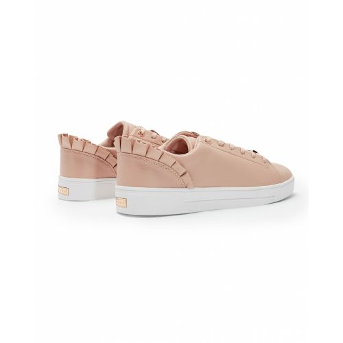 Womens Pink Astrina Ruffle Trainers 55680 by Ted Baker from Hurleys