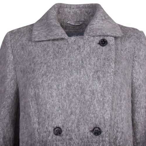 Womens Open Grey Ofrieda3 Coat 12890 by BOSS from Hurleys