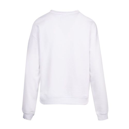 Womens White Gold Stud Icon Sweat Top 96299 by Armani Exchange from Hurleys
