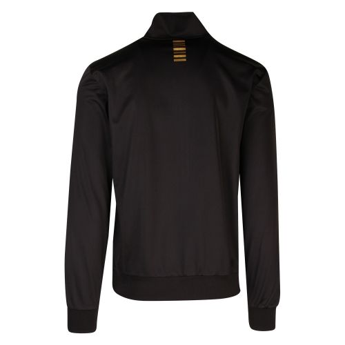 Mens Black/Gold Train Core ID Poly Funnel Tracksuit 48267 by EA7 from Hurleys