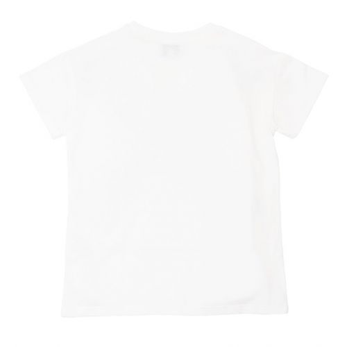 Boys Off White Logo Cross S/s T Shirt 102615 by Kenzo from Hurleys
