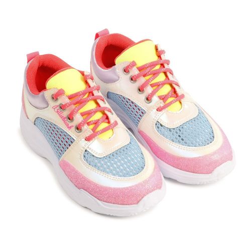Girls Pink Multicolour Trainers (27-36) 85210 by Billieblush from Hurleys