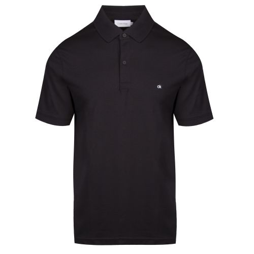 Mens Perfect Black Chest Logo S/s Polo Shirt 38890 by Calvin Klein from Hurleys
