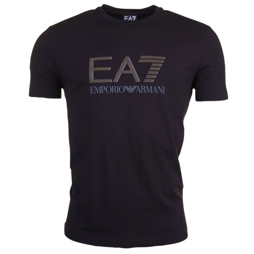 Mens Black Train S/s Tee Shirt 6980 by EA7 from Hurleys