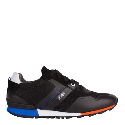Athleisure Mens Black Parkour Runn Colour Trainers 42715 by BOSS from Hurleys