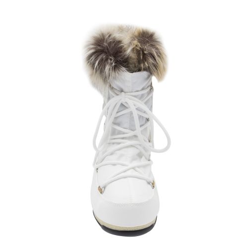 Womens White Monaco Low WP 2 Boots 52613 by Moon Boot from Hurleys