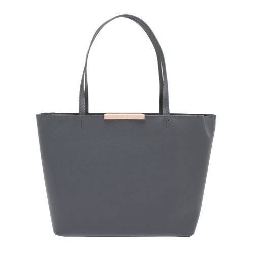 Womens Charcoal Jackki Bow Shopper Bag & Pouch 46136 by Ted Baker from Hurleys
