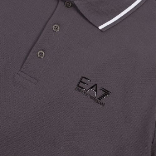 Mens Asphalt Train Core ID Stretch S/s Polo Shirt 48278 by EA7 from Hurleys