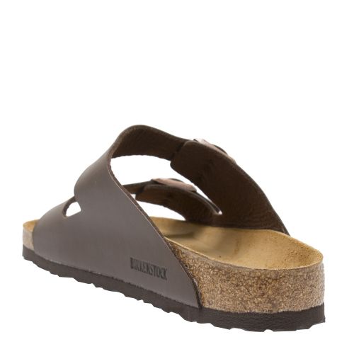 Mens Dark Brown Arizona Birko-Flor Slide Sandals 41610 by Birkenstock from Hurleys