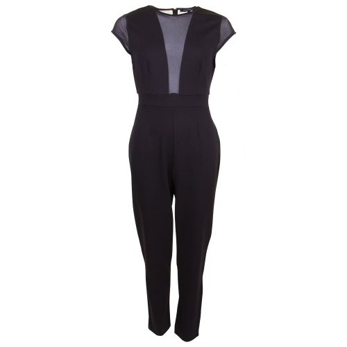 Womens Black Marie Chiffon Jumpsuit 70694 by French Connection from Hurleys