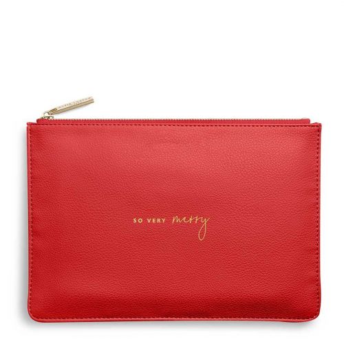 Womens Red So Very Merry Pouch 80378 by Katie Loxton from Hurleys