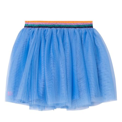 Girls Pale Blue Patch Net Skirt 92805 by Billieblush from Hurleys