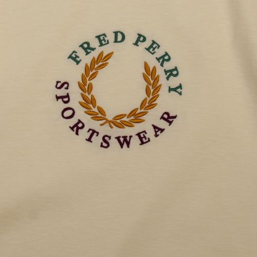 Mens Butter Icing Global Branded S/s T Shirt 58904 by Fred Perry from Hurleys