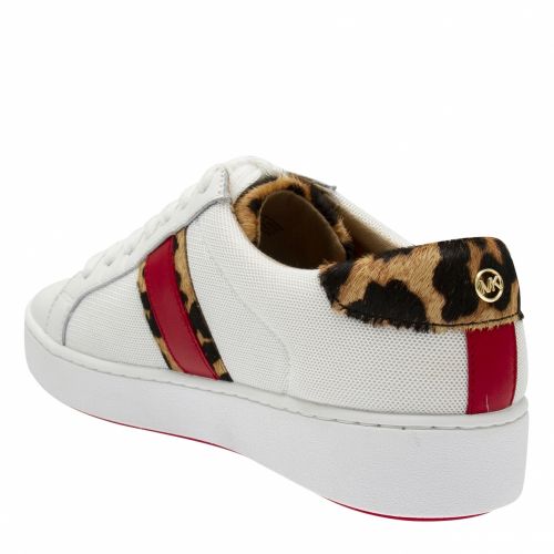 Womens White Irving Cheetah Stripe Trainers 39818 by Michael Kors from Hurleys