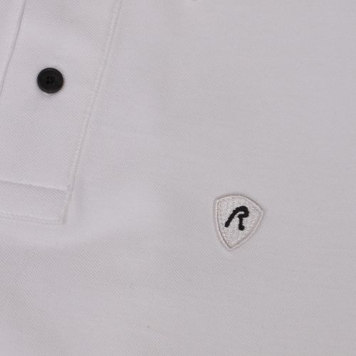Mens White Small Logo S/s Polo Shirt 41129 by Replay from Hurleys
