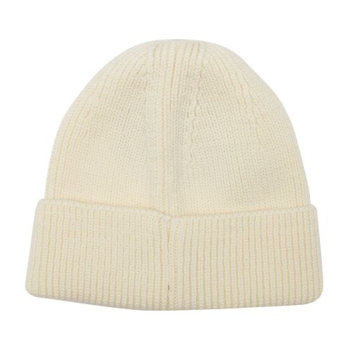 Girls Milk Plain Knitted Beanie 90069 by Parajumpers from Hurleys