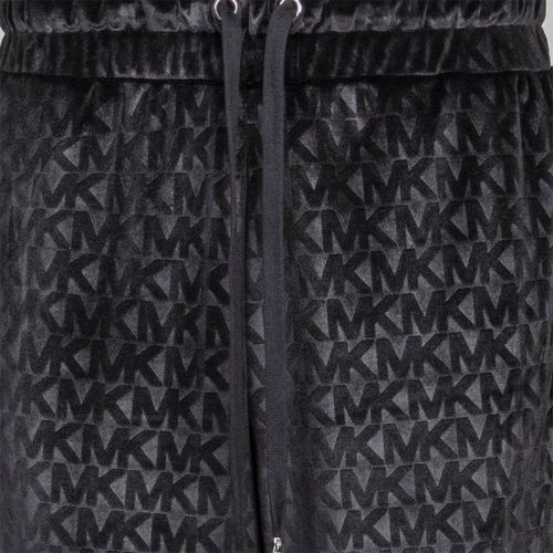 Womens Black Logo Velour Sweat Pants 102637 by Michael Kors from Hurleys