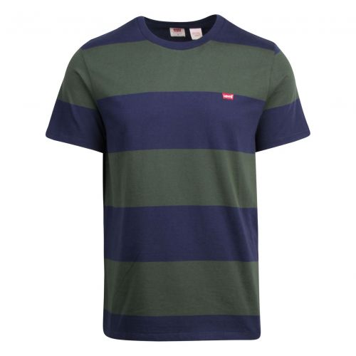 Mens Dress Blues Original Rugby Stripe S/s T Shirt 76749 by Levi's from Hurleys
