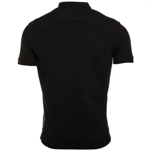 Mens Black Regular Fit S/s Polo Shirt 61338 by Armani Jeans from Hurleys