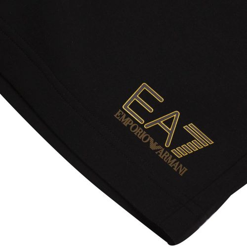 Mens Black Gold Label Sweat Shorts 87485 by EA7 from Hurleys