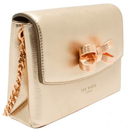 Womens Bronze Lupiin Metallic Bow Cross Body 18546 by Ted Baker from Hurleys