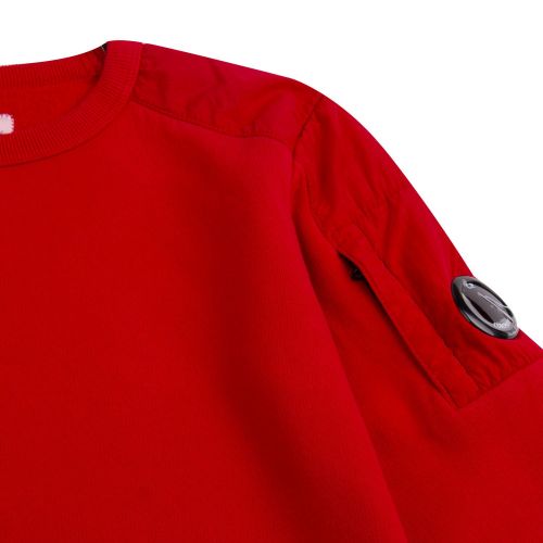 Boys Barbados Cherry Chrome Detail Crew Sweat Top 77653 by C.P. Company Undersixteen from Hurleys