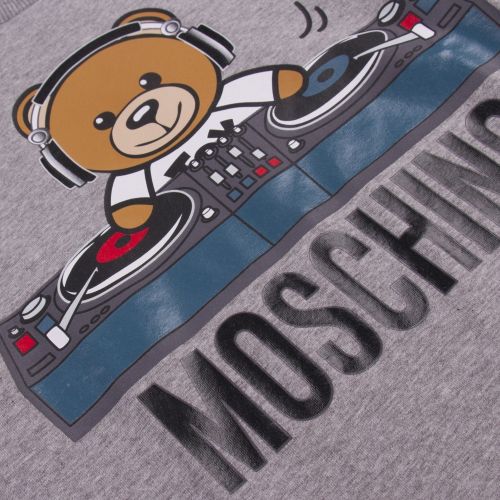 Boys Grey Melange Toy DJ S/s T Shirt 47365 by Moschino from Hurleys