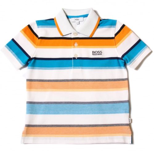 Boys Assorts Striped S/s Polo Shirt 37342 by BOSS from Hurleys