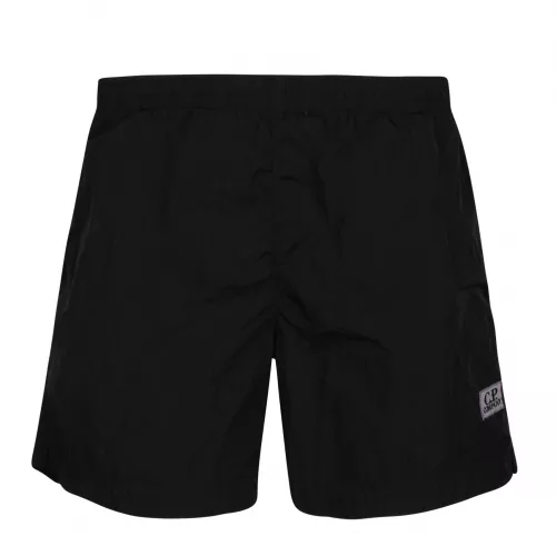 Mens Black Branded Swim Shorts 85400 by C.P. Company from Hurleys