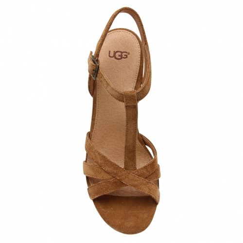 Womens Chestnut Melissa Suede Wedges 39561 by UGG from Hurleys