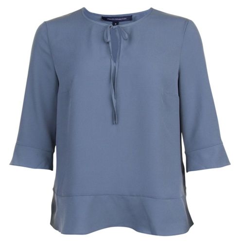 Womens Arona Blue Classic Crepe Light Blouse 15291 by French Connection from Hurleys